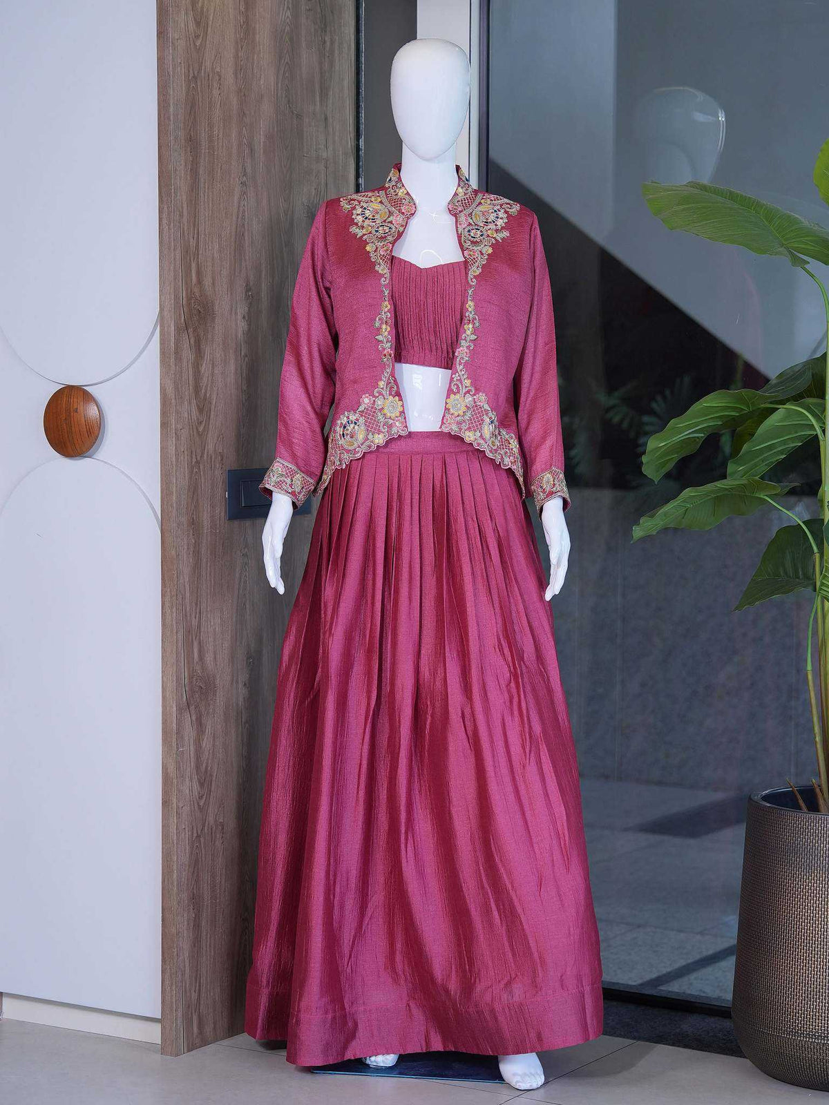 Premium Silk Indo Western Dress
