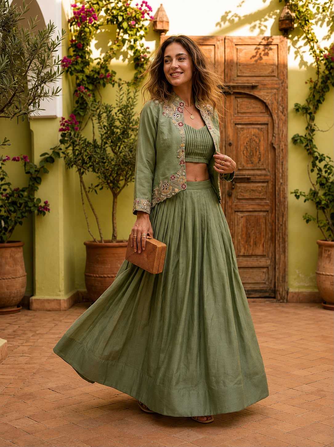 Premium Silk Indo Western Dress