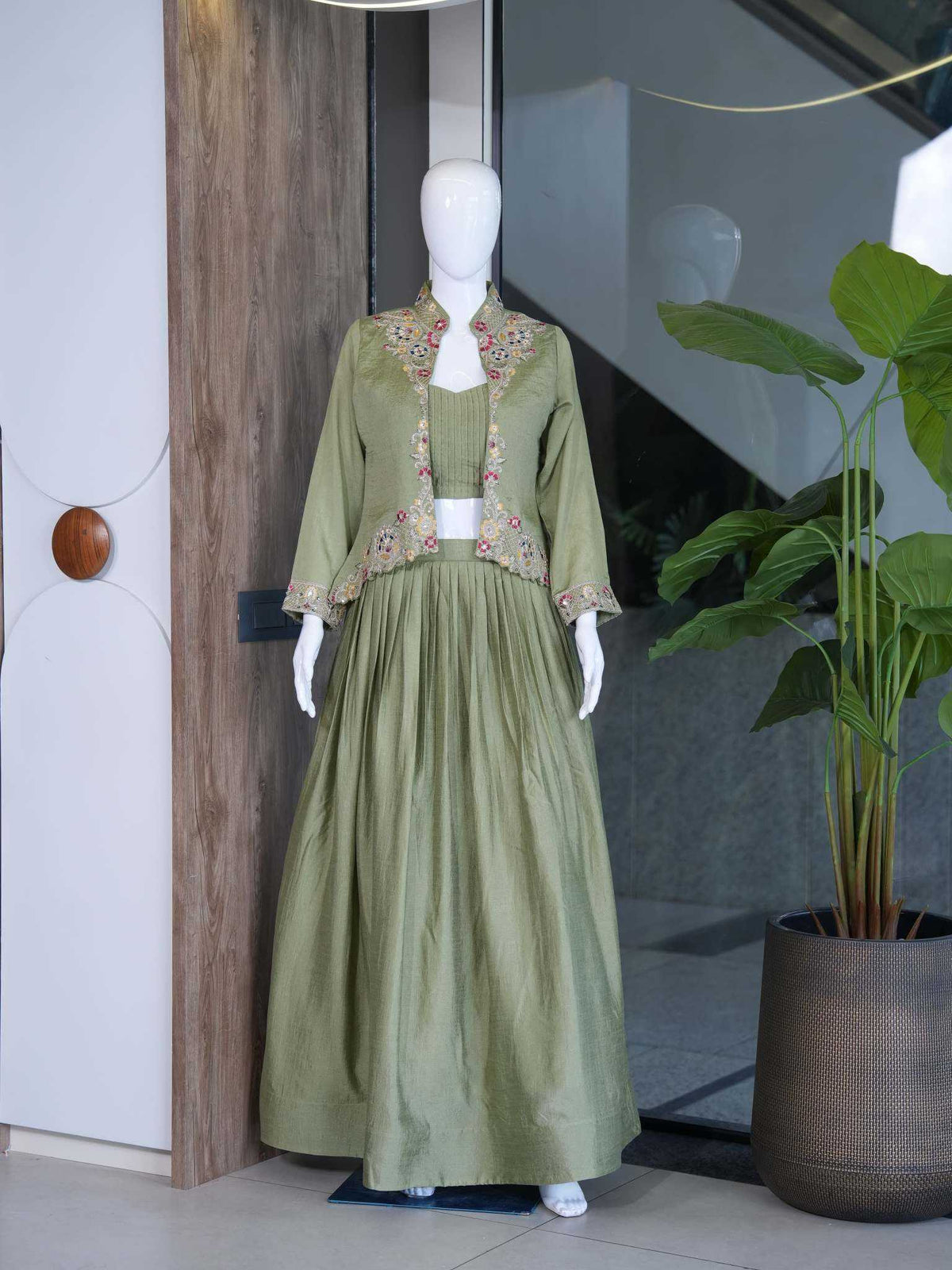 Premium Silk Indo Western Dress