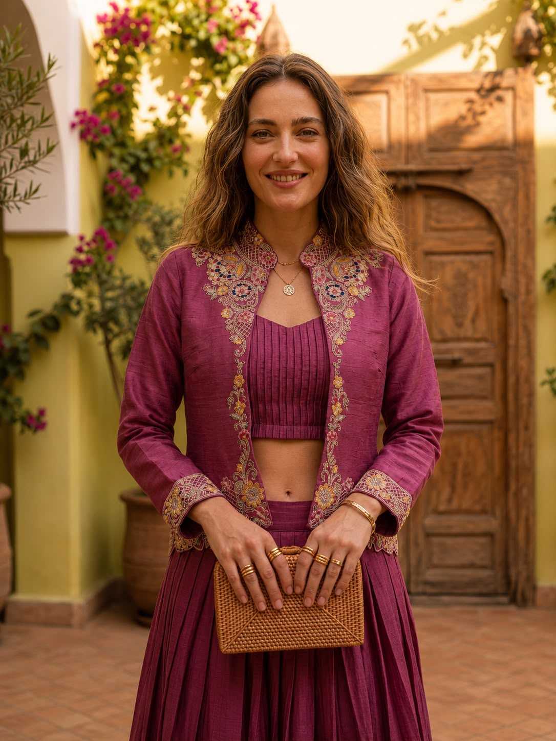 Premium Silk Indo Western Dress