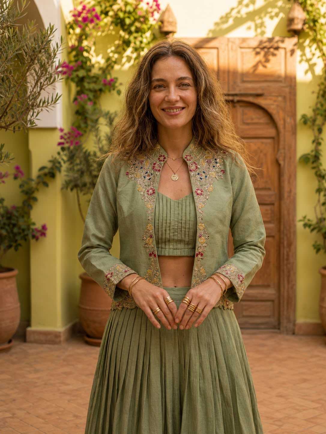 Premium Silk Indo Western Dress