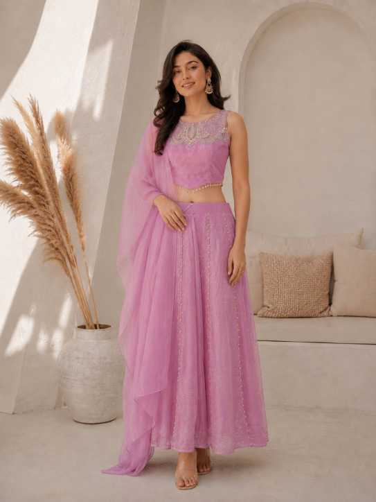 Satin Palazzo Suit