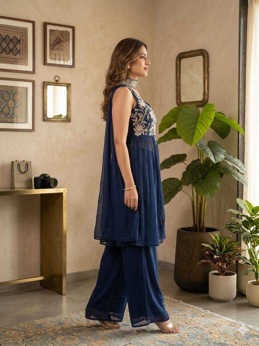 Rangoli Silk Embroidery Suit