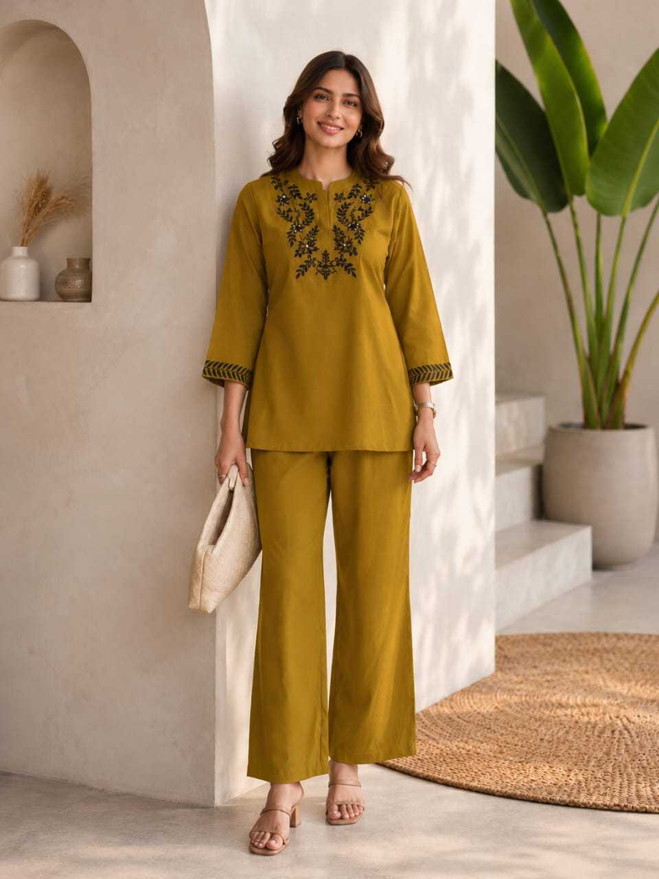 Heavy Roman Silk Co-ord Set