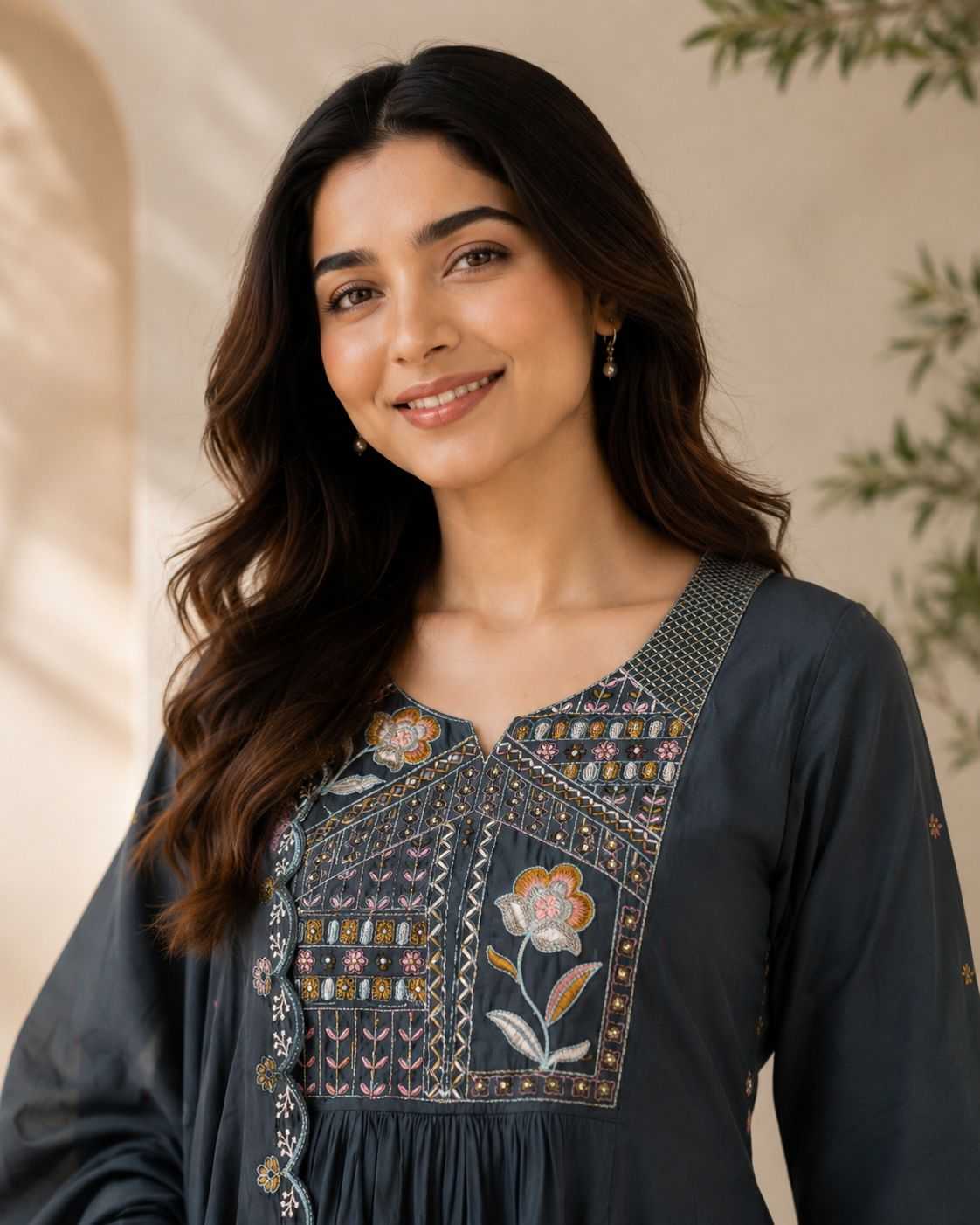 Premium Silk Ladies Suit