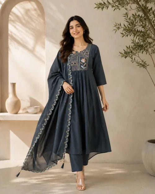 Premium Silk Ladies Suit