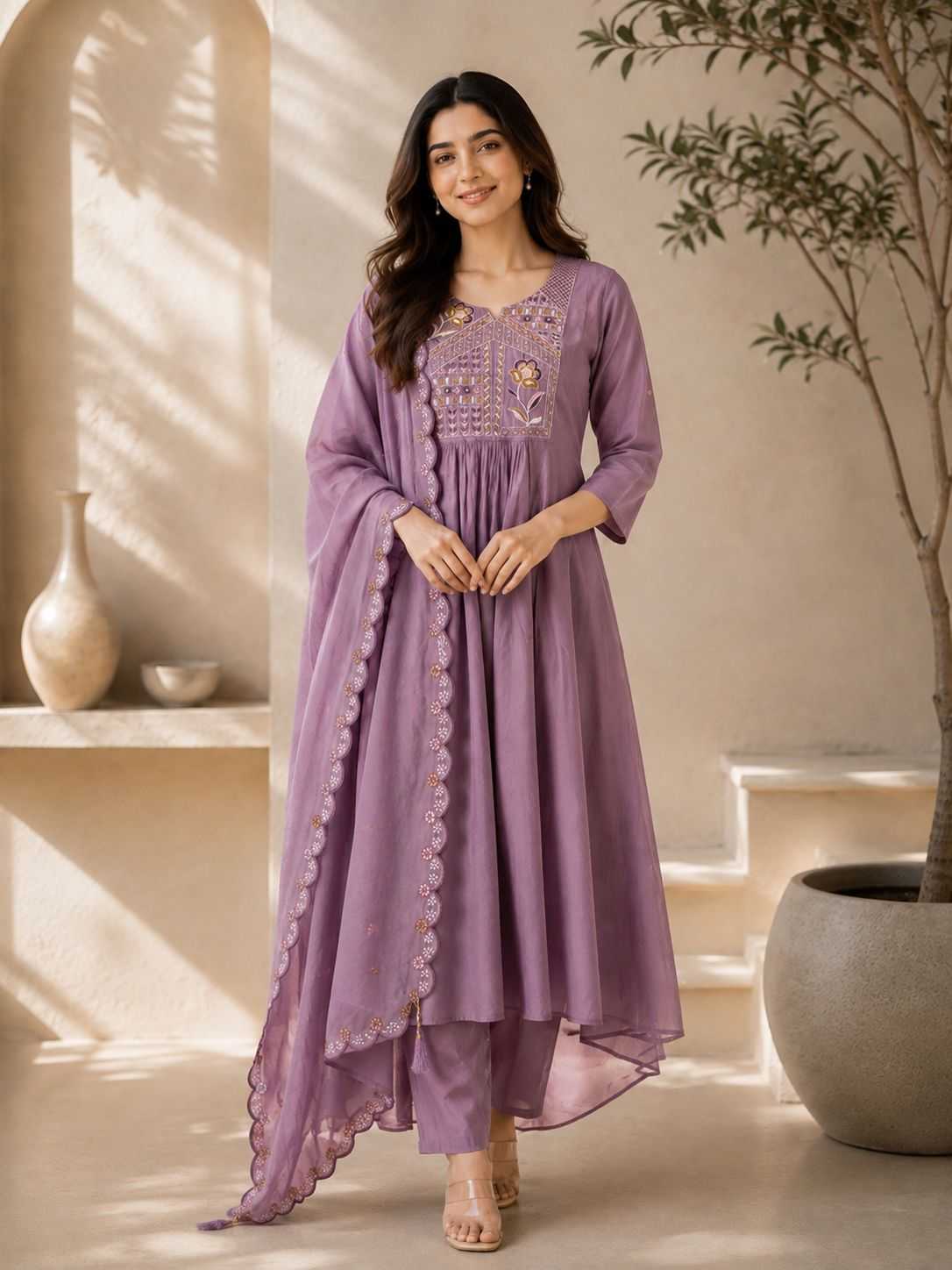 Premium Silk Ladies Suit