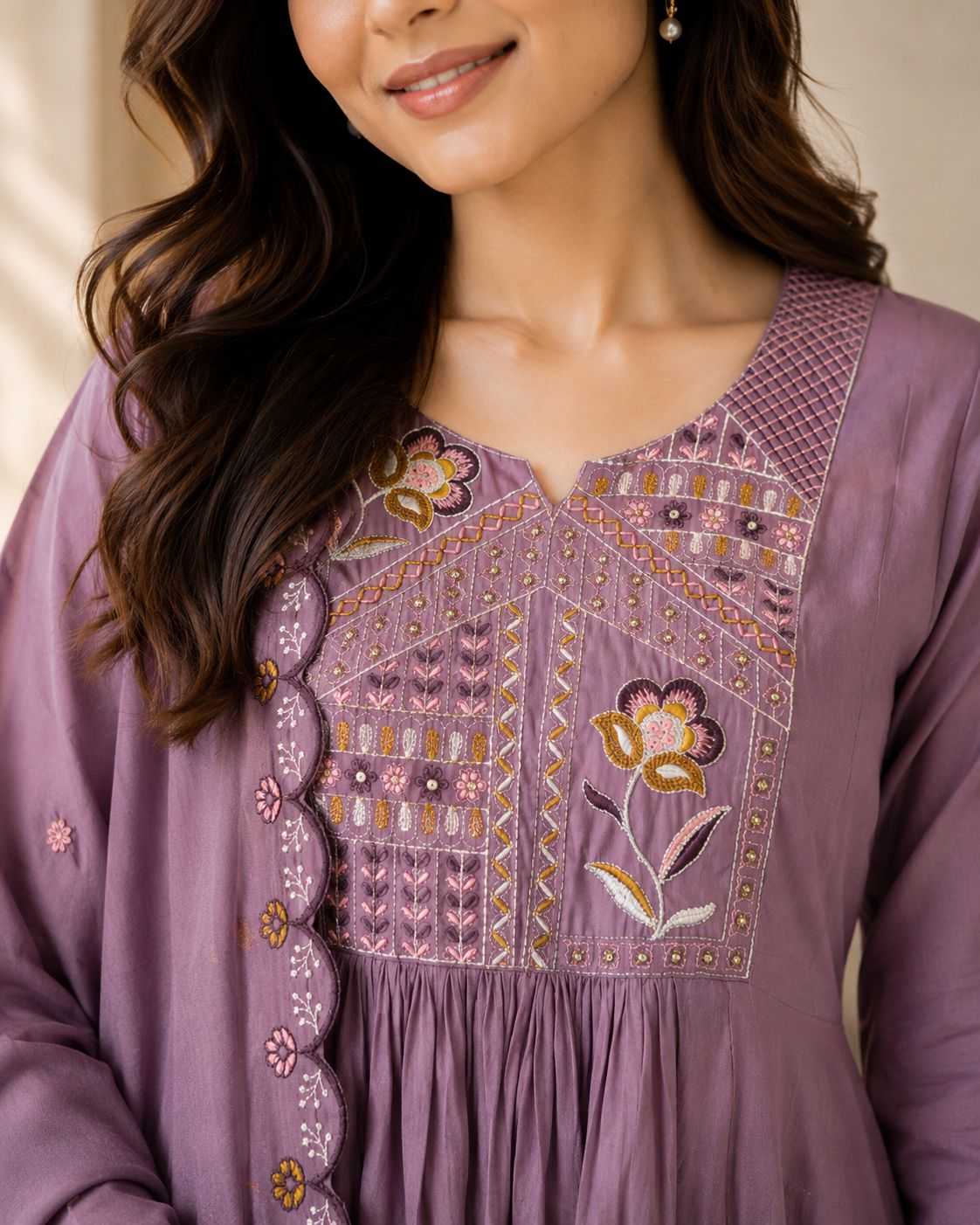 Premium Silk Ladies Suit