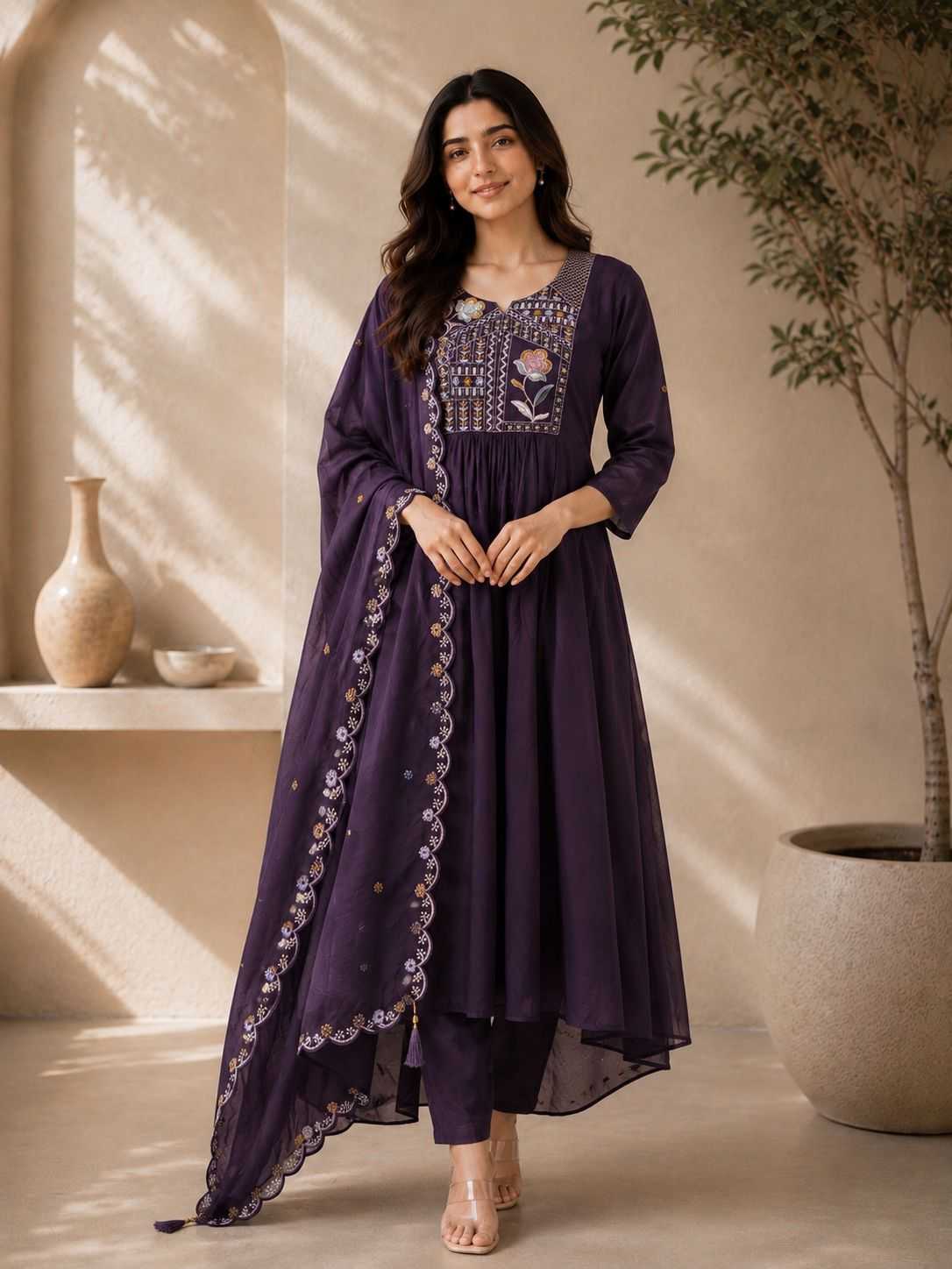 Premium Silk Ladies Suit