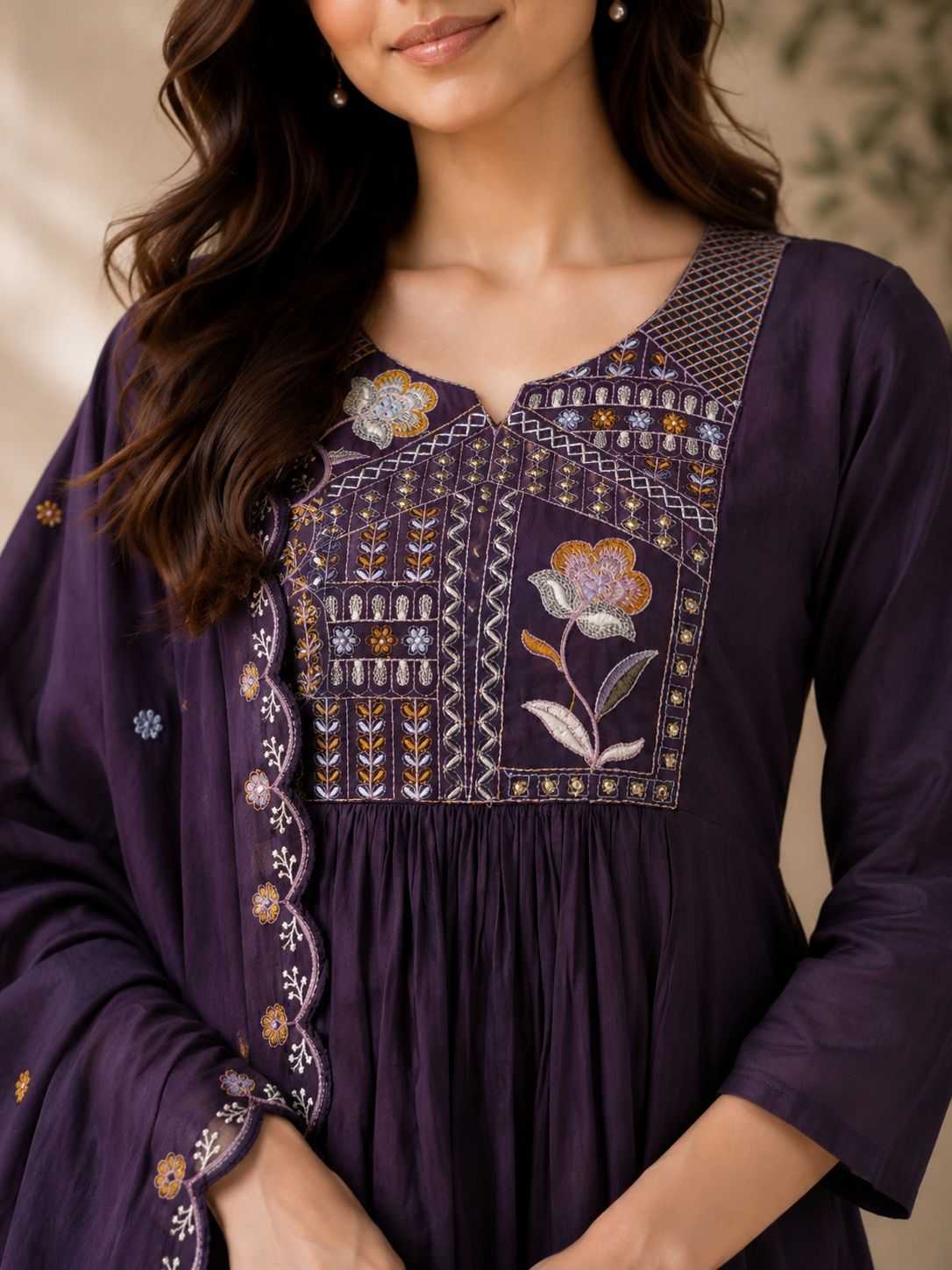 Premium Silk Ladies Suit