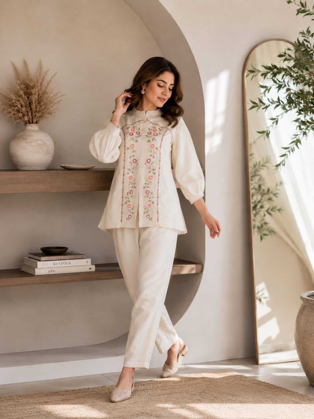 Chanderi Cotton Co-ord Set