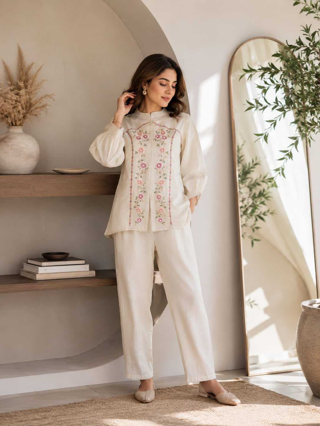 Chanderi Cotton Co-ord Set
