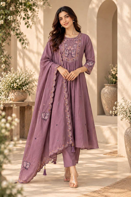 Premium Silk Palazzo Suit in Yellow