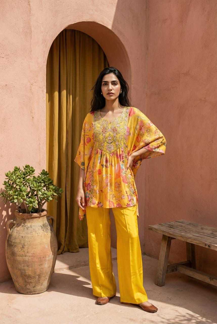 Crepe Printed Suit