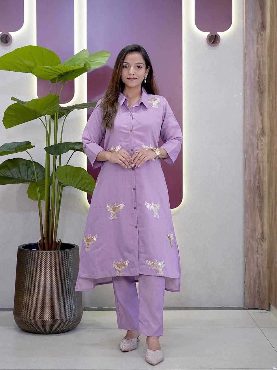 Heavy Roman Silk Party Wear Kurti