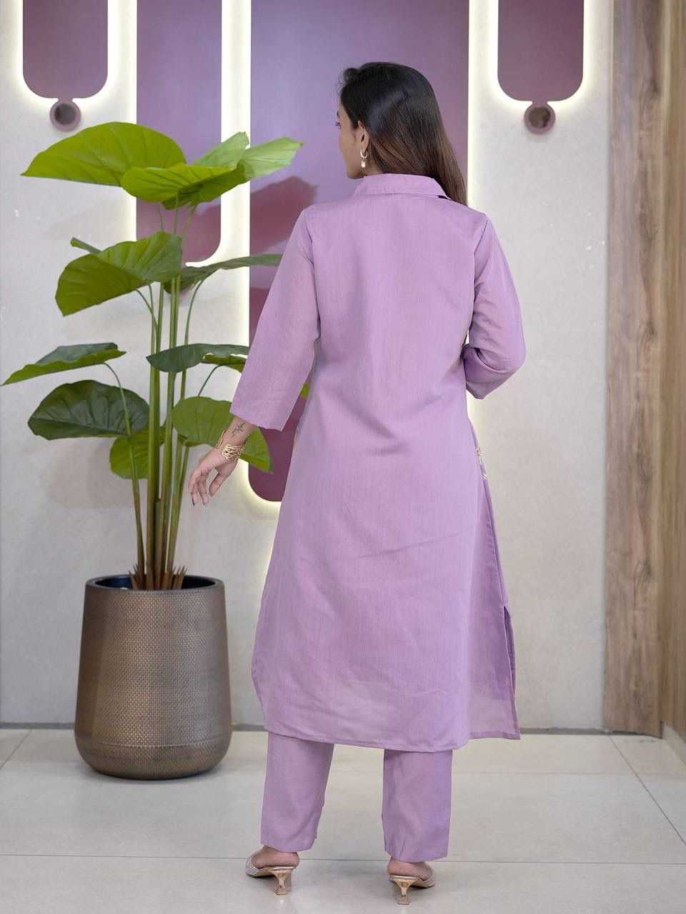Heavy Roman Silk Party Wear Kurti