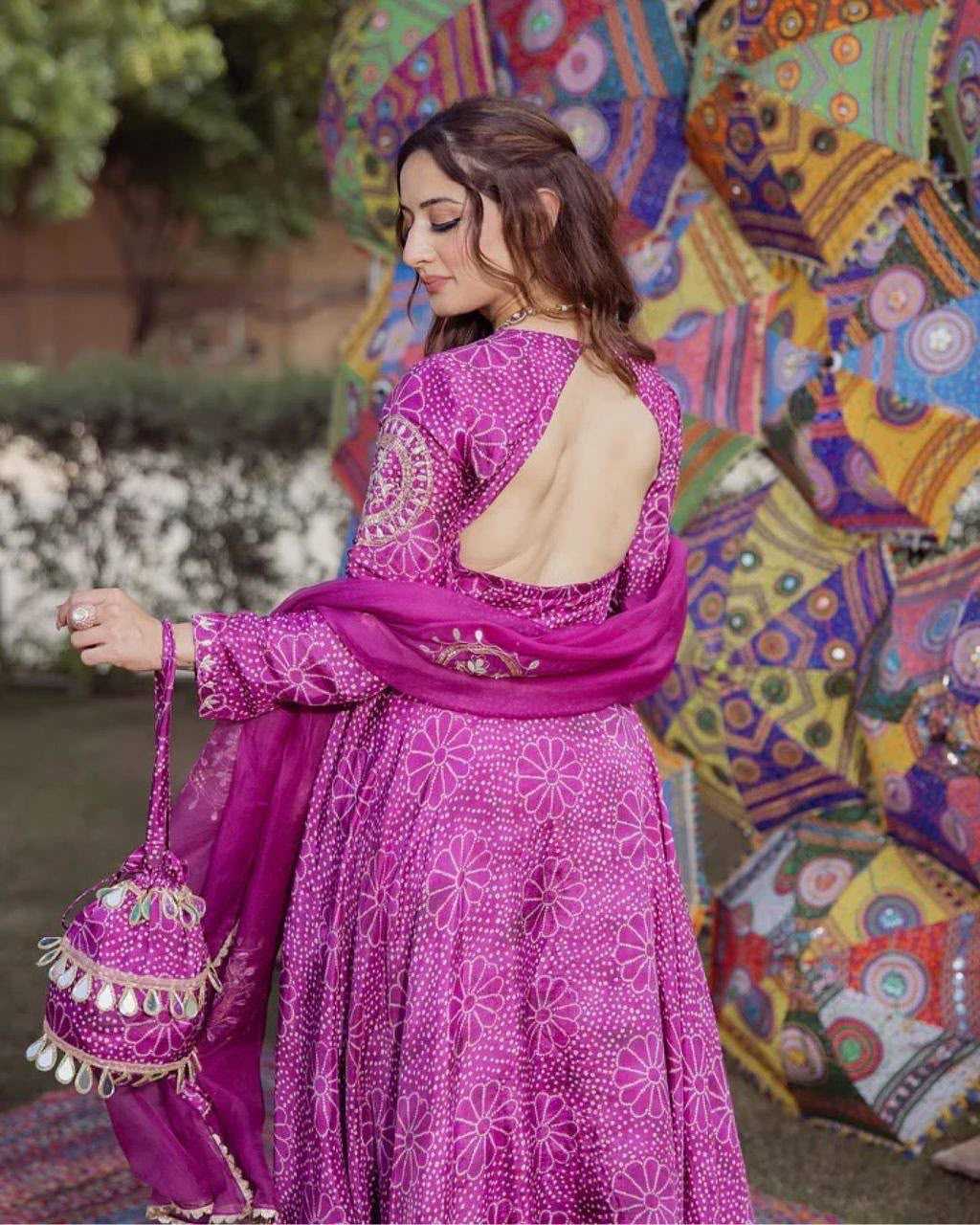 Chinon Anarkali Gown