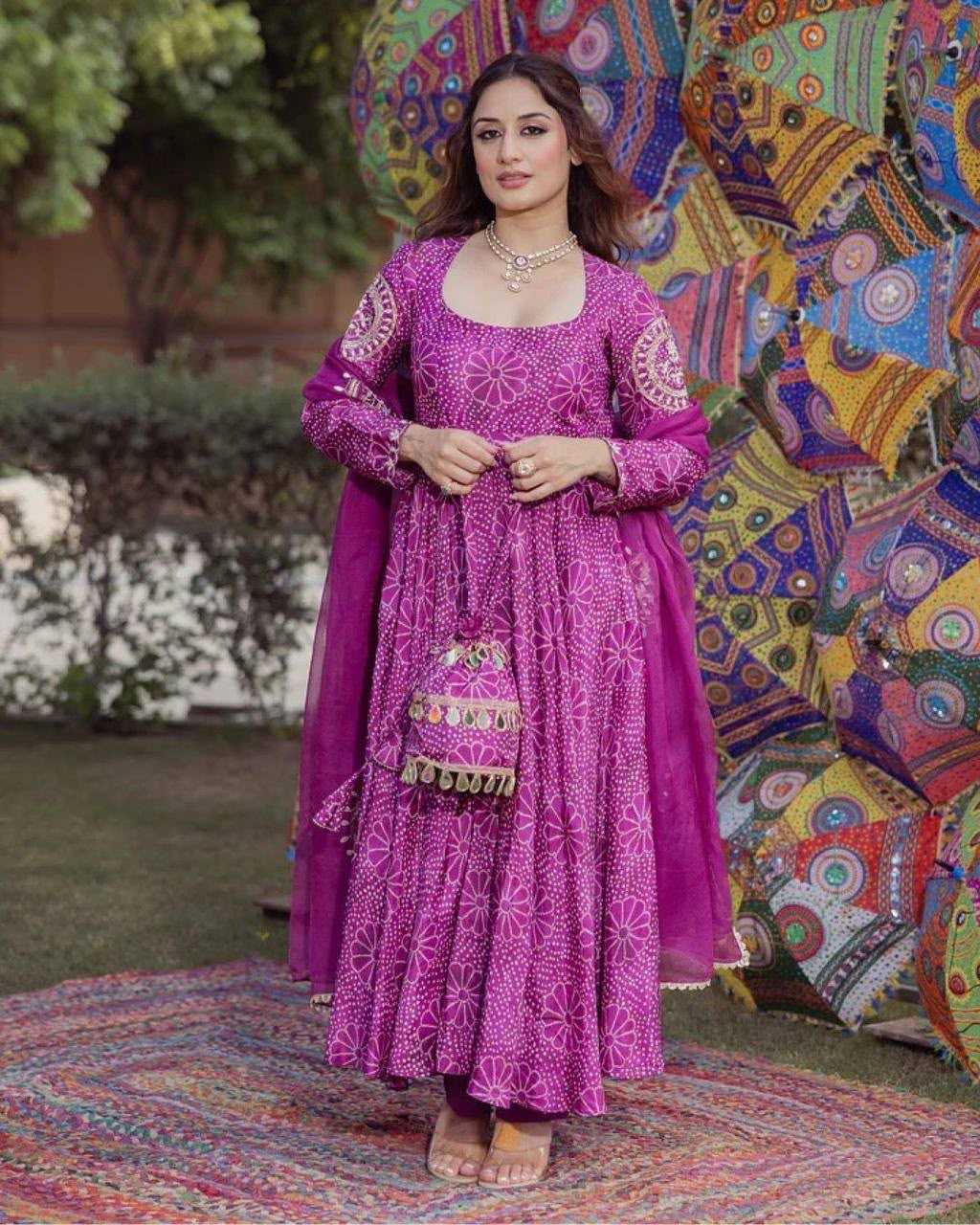 Chinon Anarkali Gown