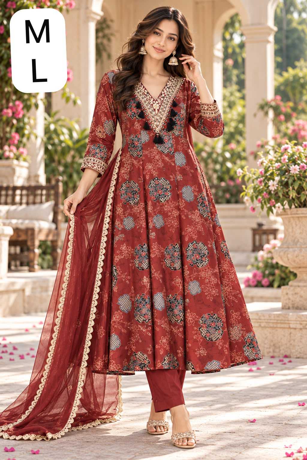 Shaila Satin Ladies Suit