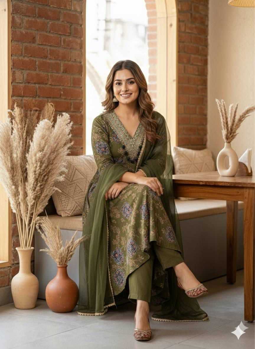 Shalini Satin Ladies Suit
