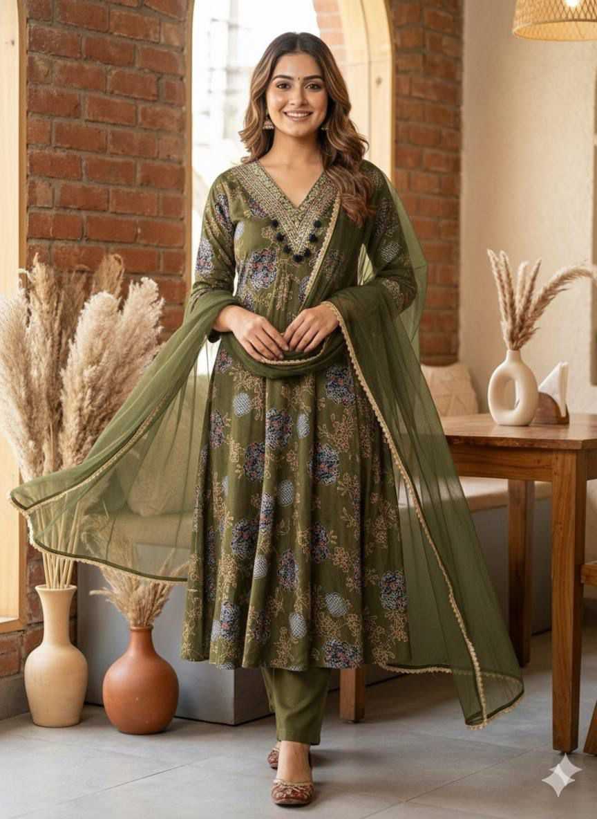 Shalini Satin Ladies Suit