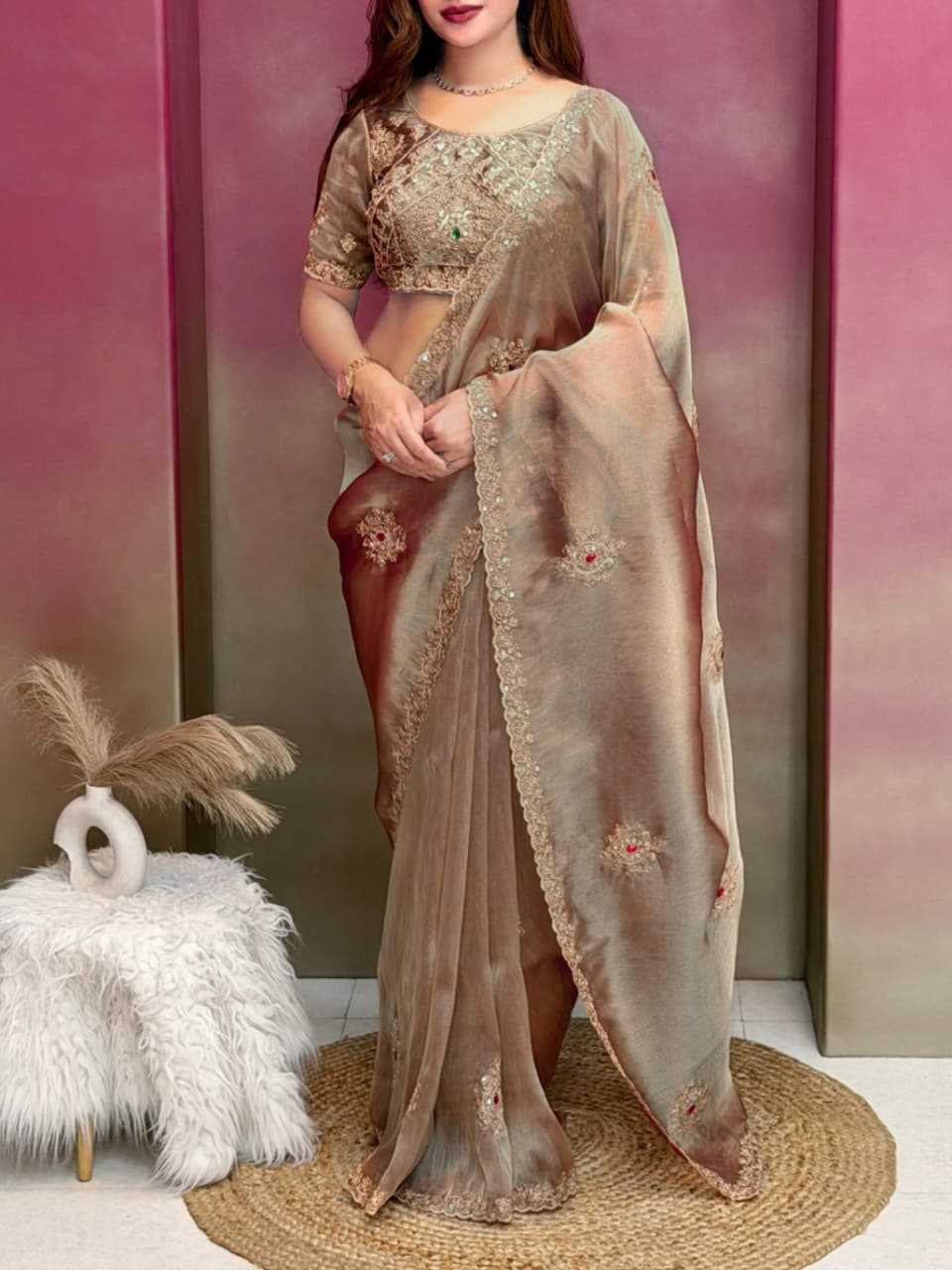 Abhushan Silk Party Wear Saree