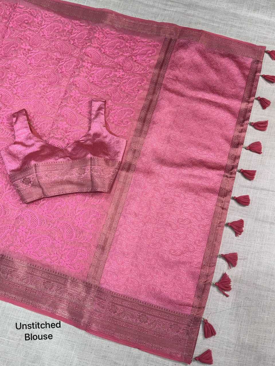 Cotton Linen Saree