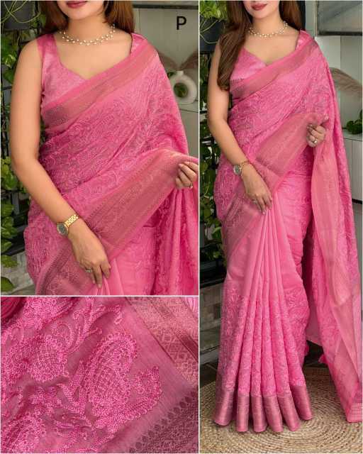 Cotton Linen Saree