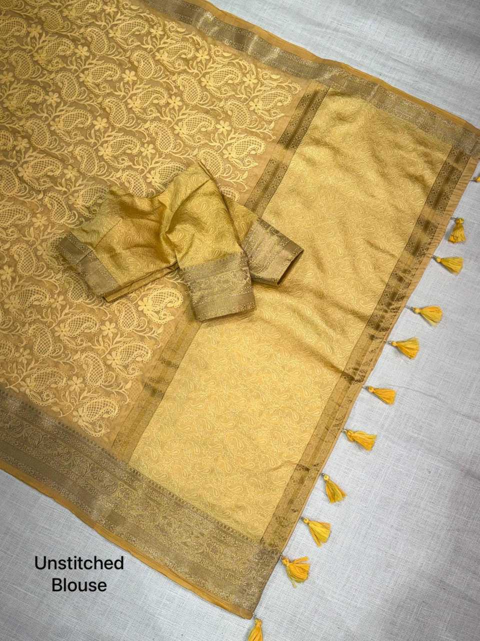 Cotton Linen Saree