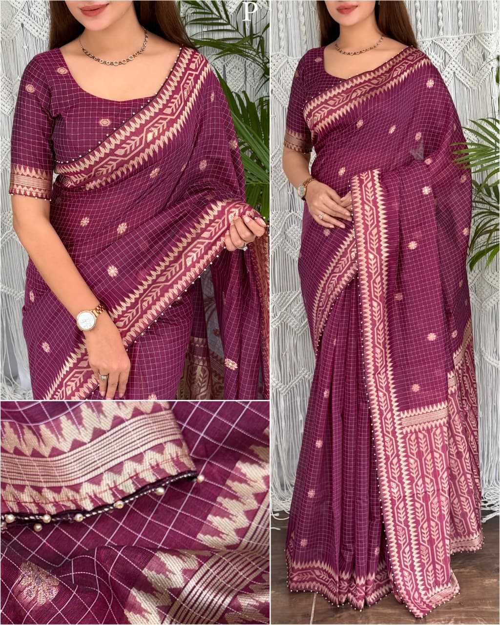 Cotton Party Wear Saree