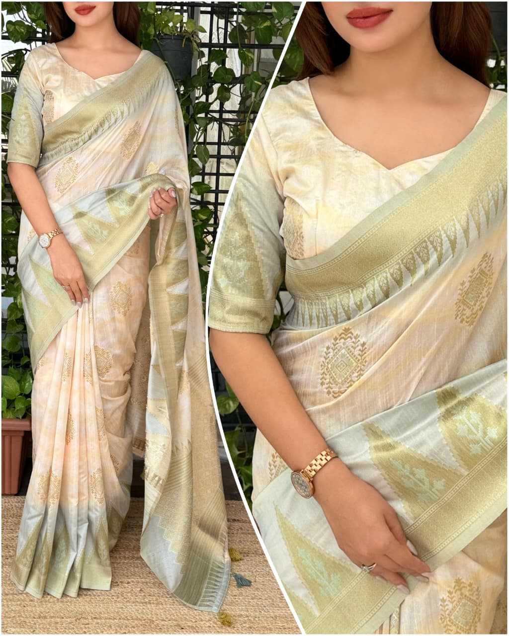 Soft Cotton Silk Banarasi Saree