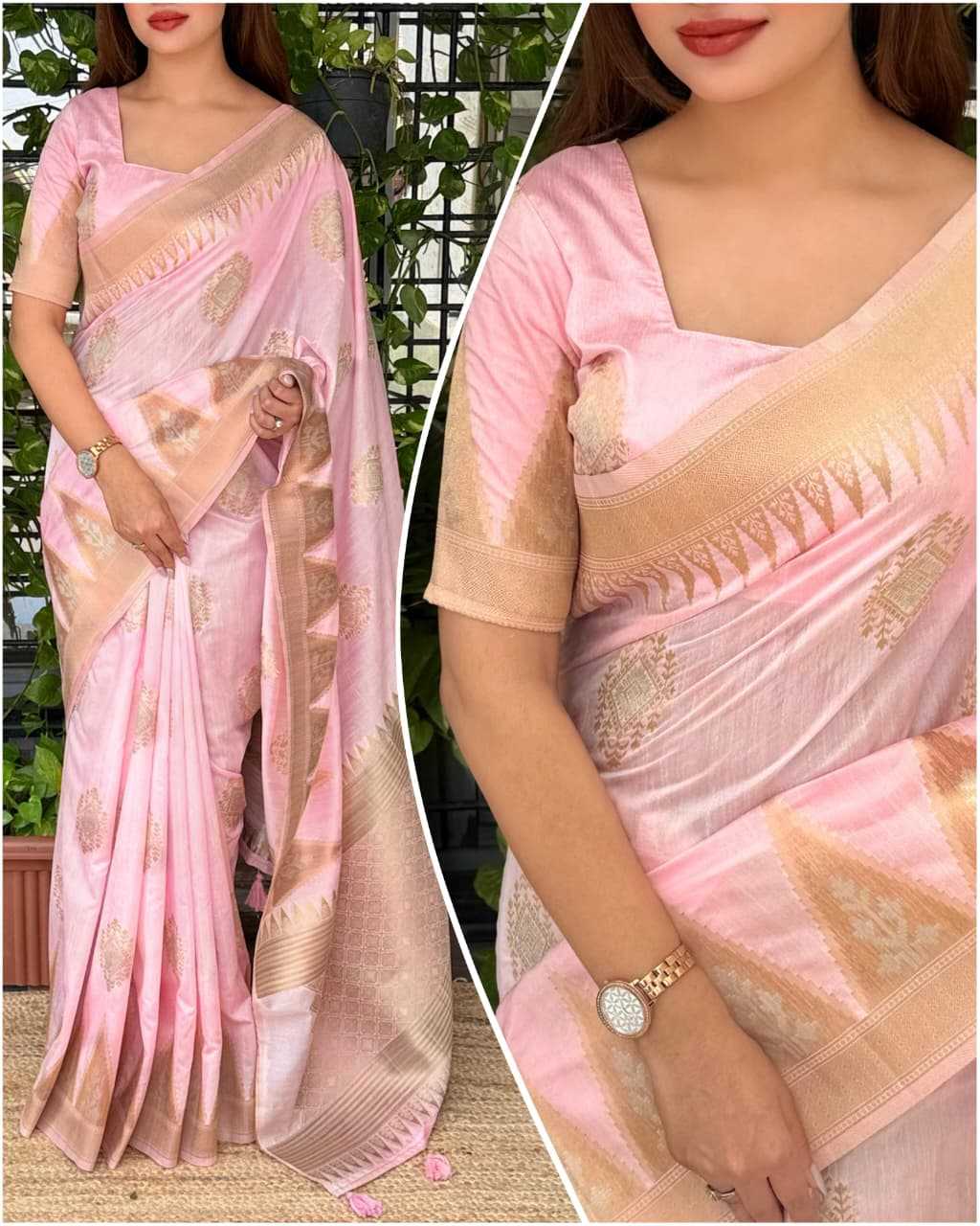 Soft Cotton Silk Banarasi Saree