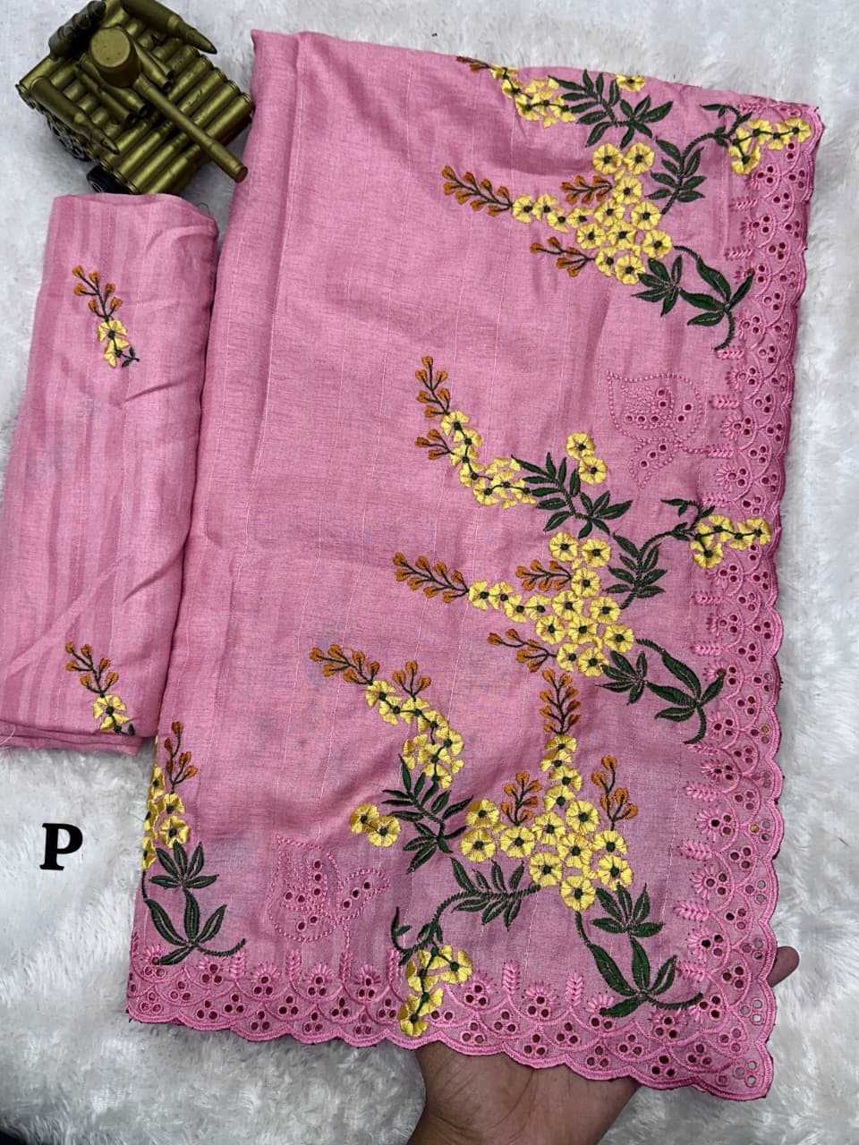 Embroidered Saree