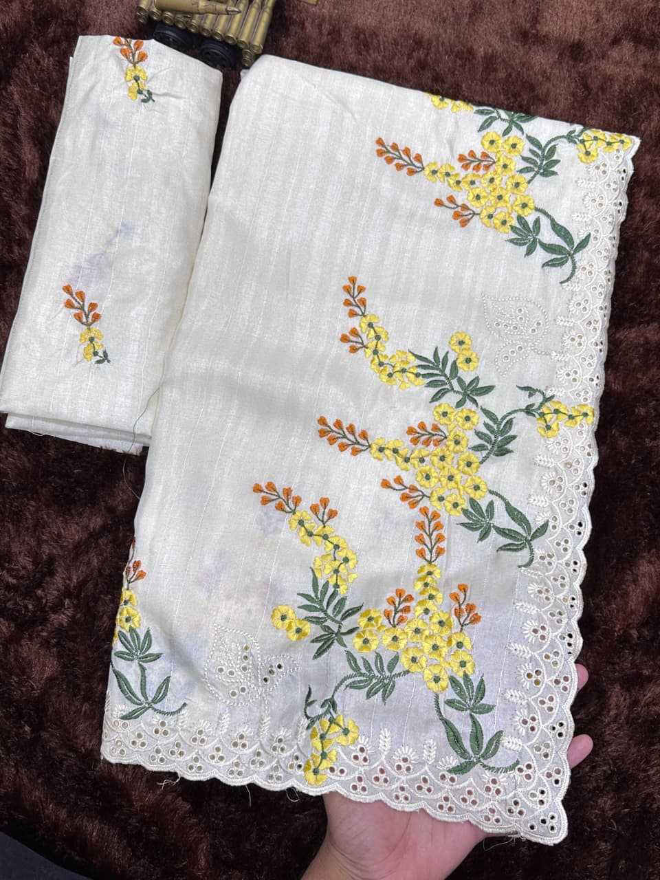 Embroidered Saree
