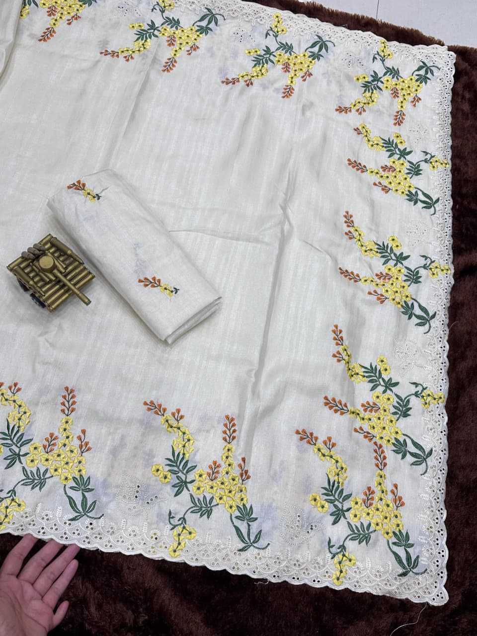 Embroidered Saree