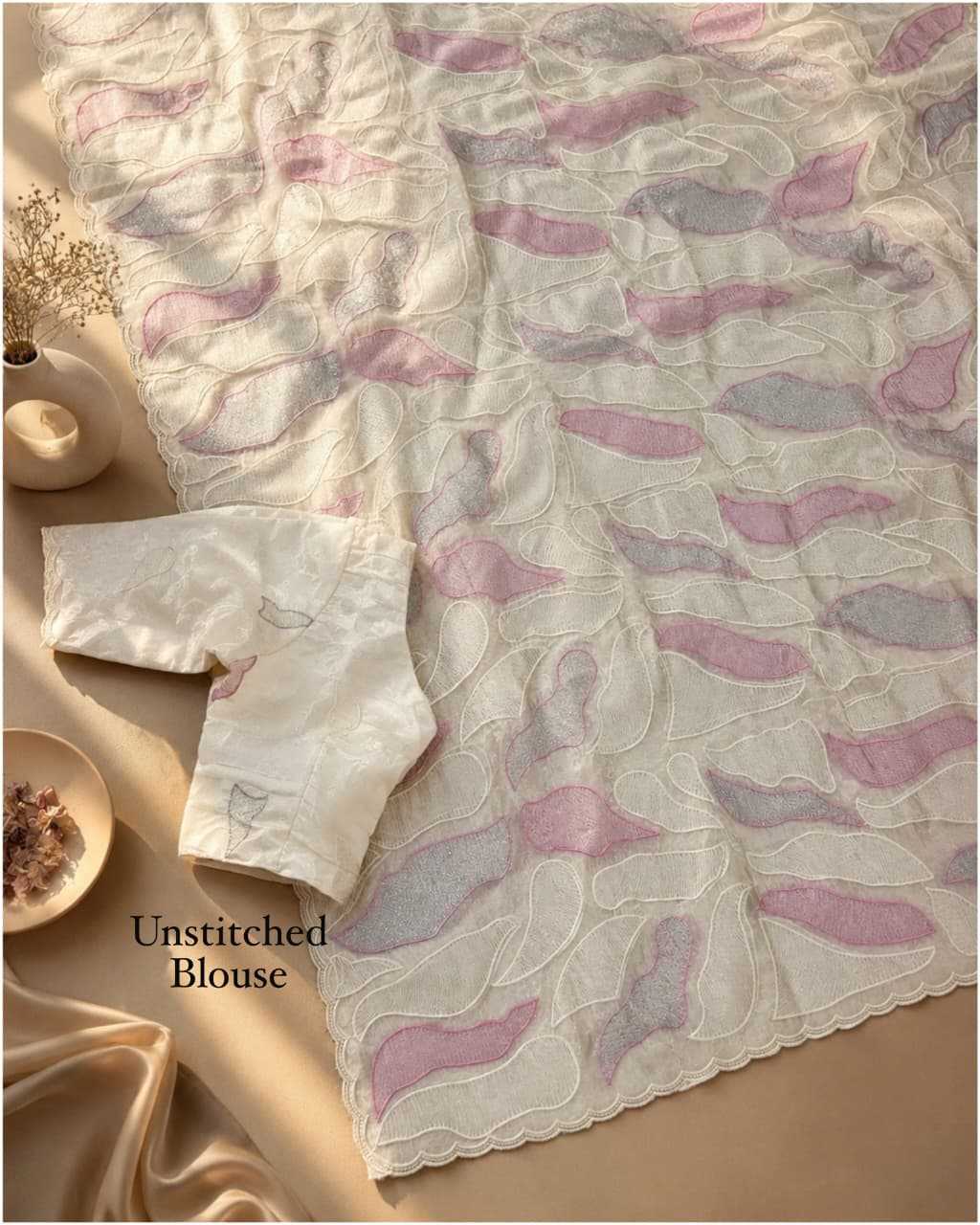 Diana Silk Embroidered Saree