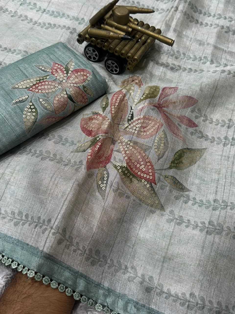 Linen Printed Saree