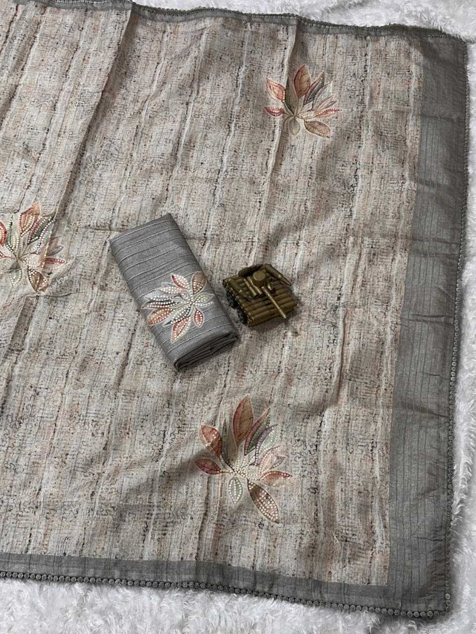 Linen Printed Saree