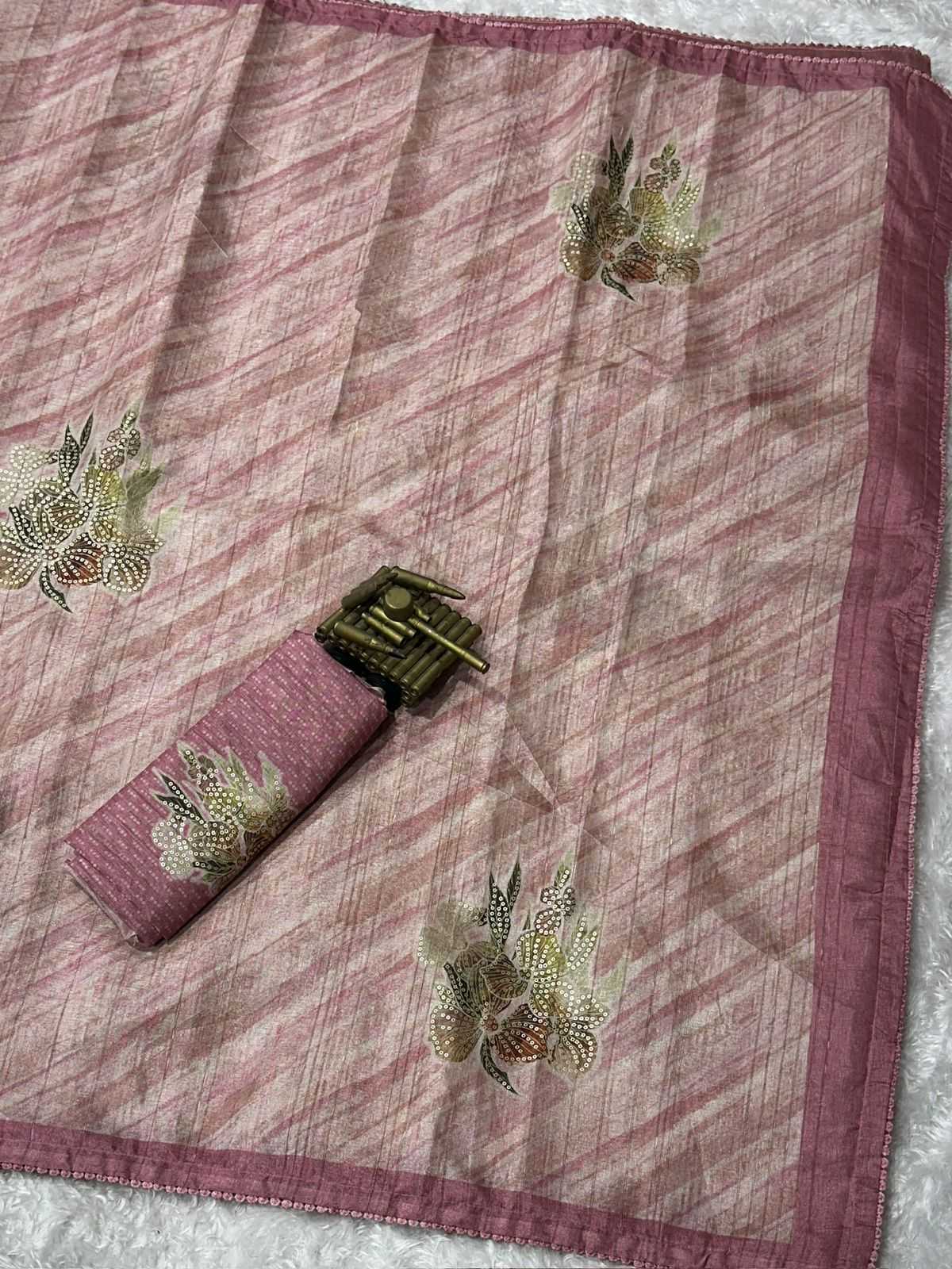 Linen Printed Saree
