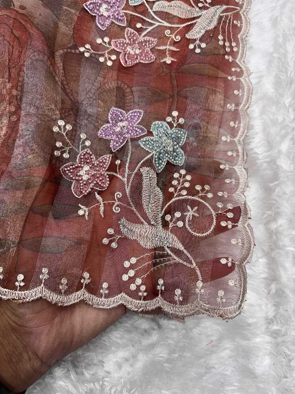 Tissue Printed Saree