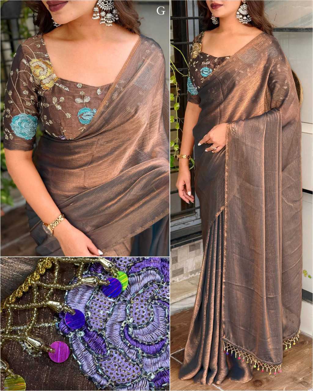Chiffon Designer Saree