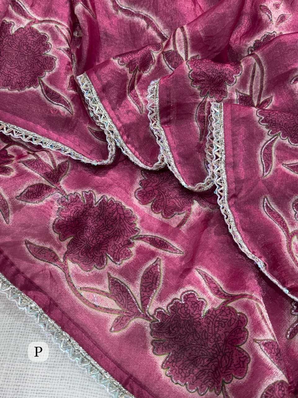 Iktara Satin Printed Saree