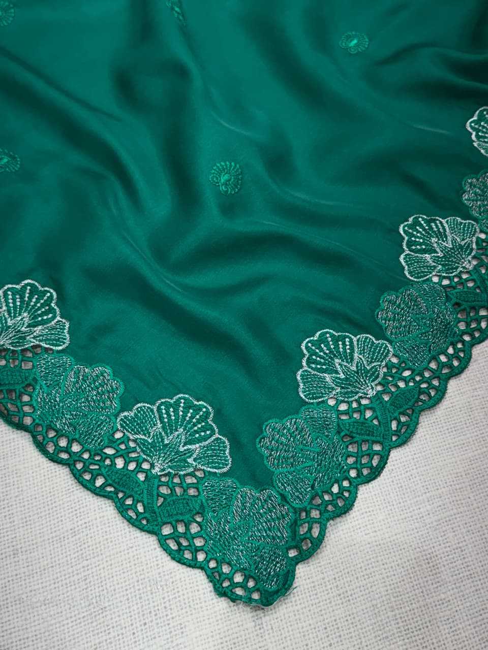 Janki Tussar Silk Embroidered Saree