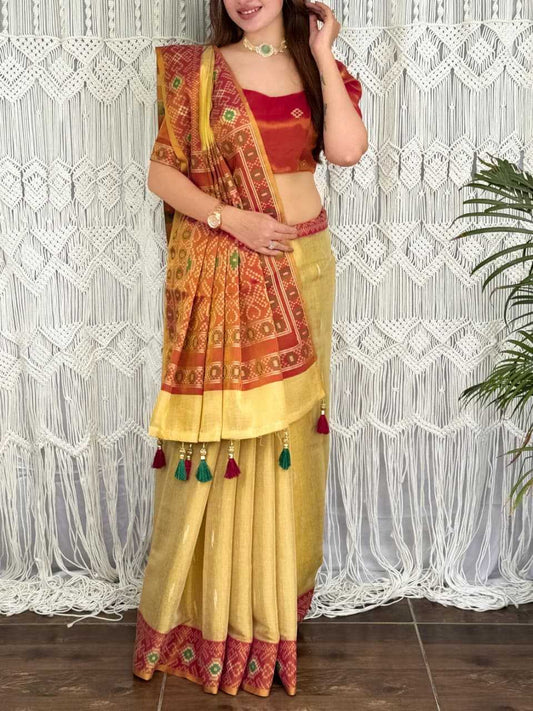 Jodhana Soft Cotton Silk Traditional Saree
