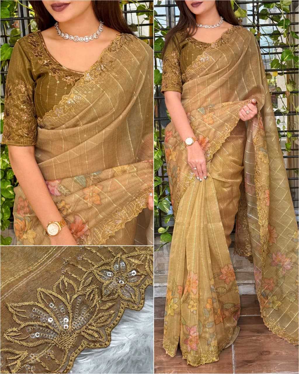 Kashish Organza Sequin Saree