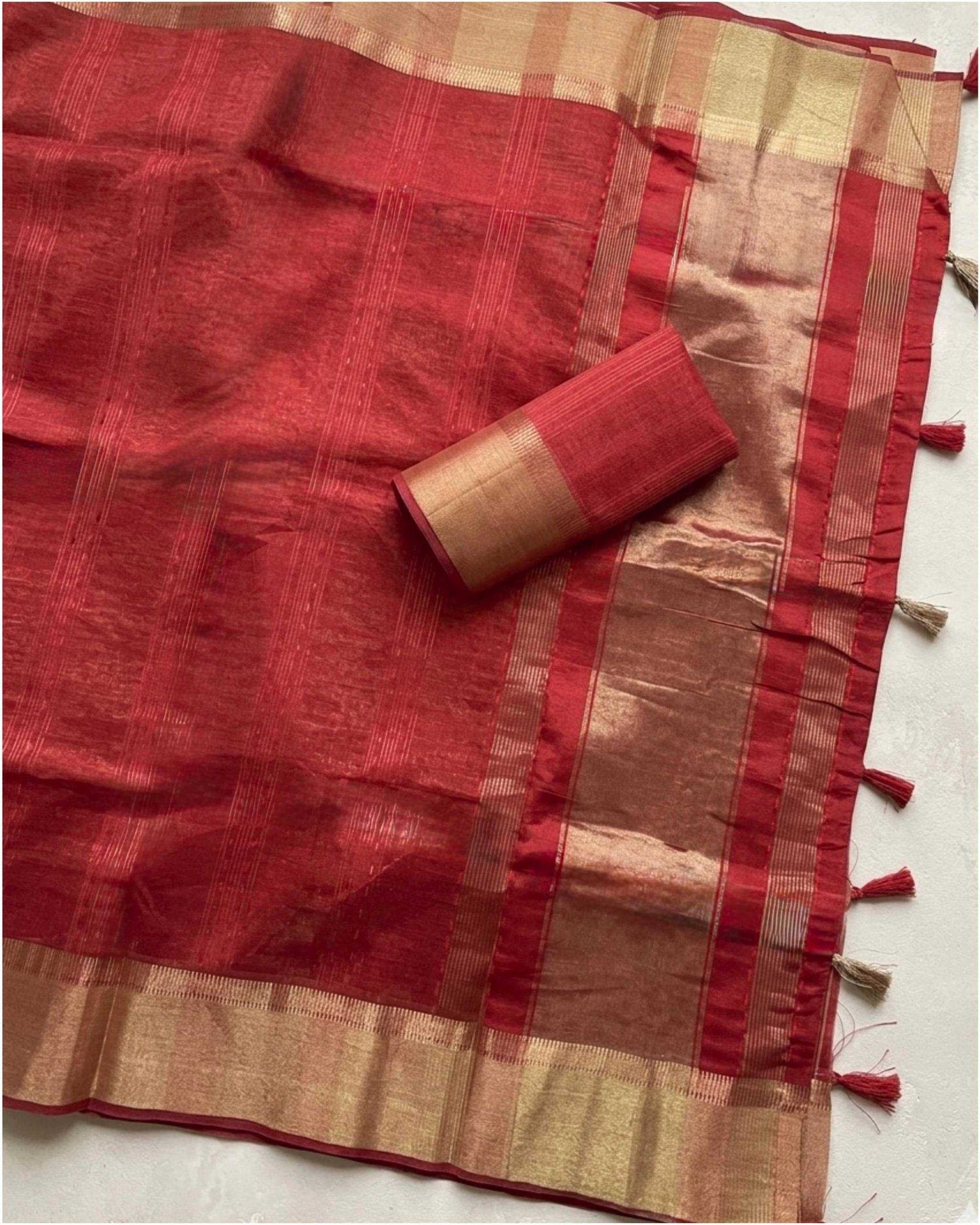 Cotton Jacquard Saree