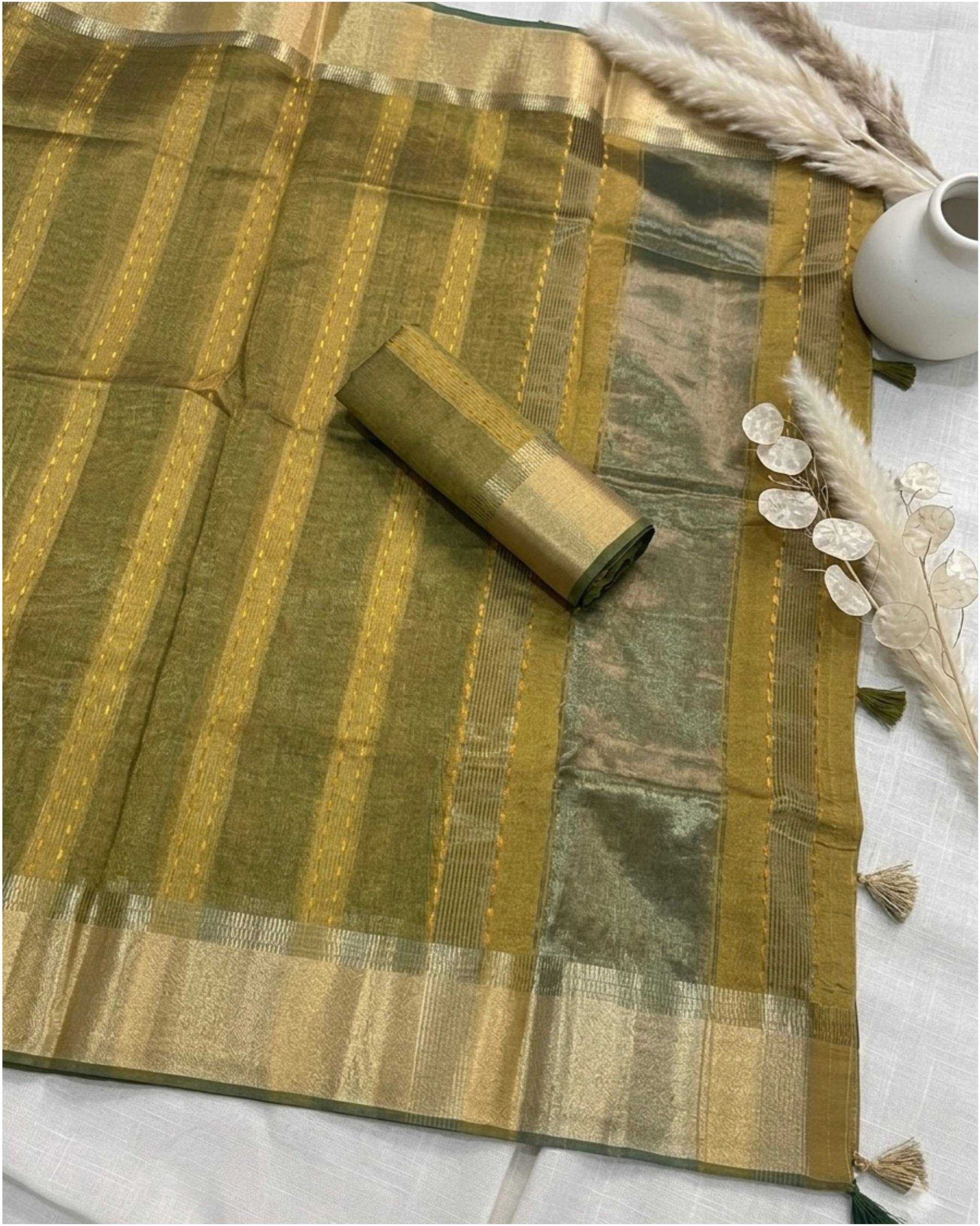 Cotton Jacquard Saree