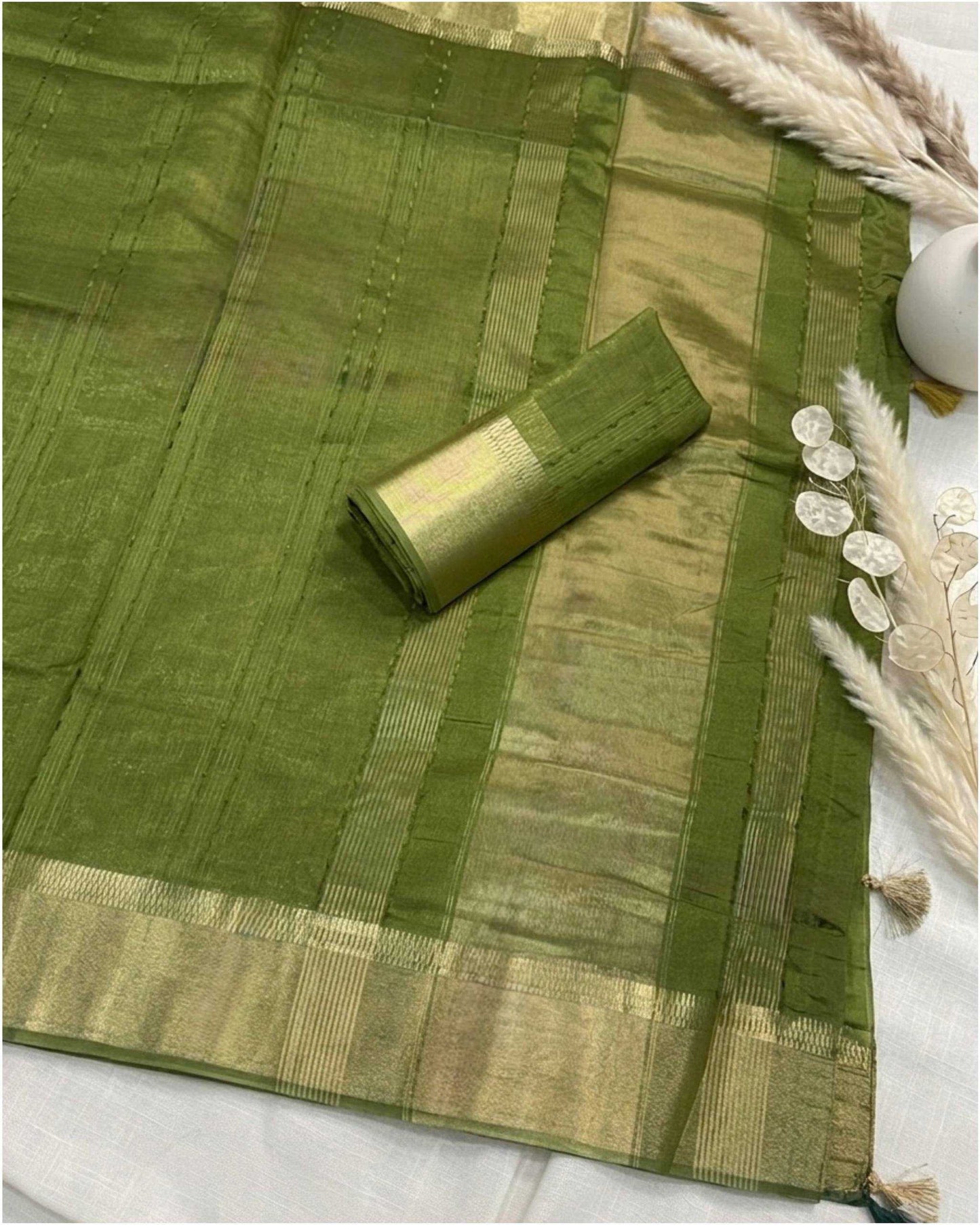 Cotton Jacquard Saree