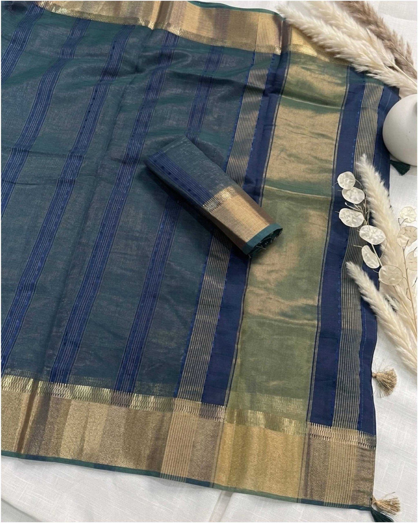 Cotton Jacquard Saree