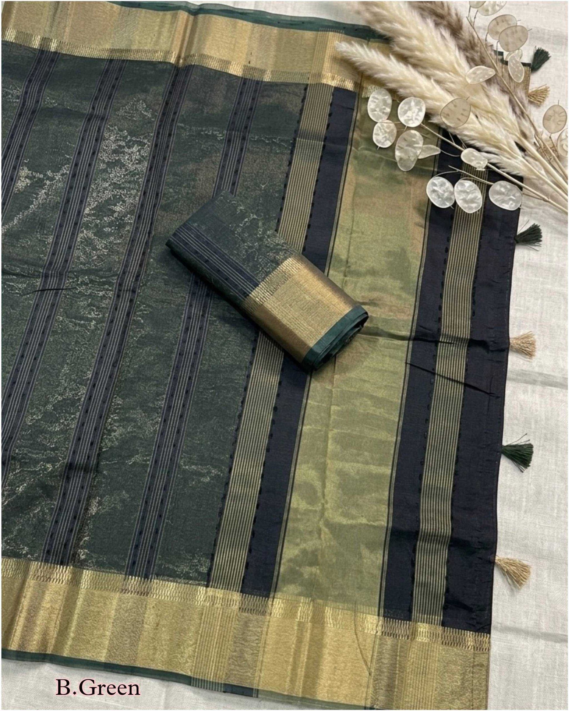 Cotton Jacquard Saree